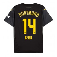 Borussia Dortmund Maximilian Beier #14 Gostujuci Dres 2024-25 Kratak Rukav